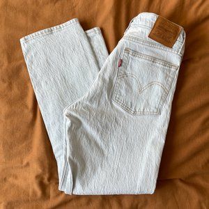 Levi's Wedgie Straight Jeans - Light Blue Wash